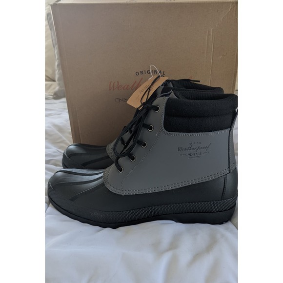 Weatherproof Vintage Men\'s Luke Waterproof Commuter Boots SZ 12